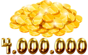4 Miljoen Tokens