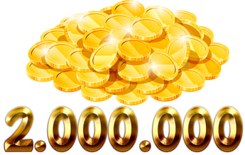 2 Miljoen Tokens