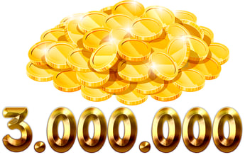 3 Miljoen Tokens