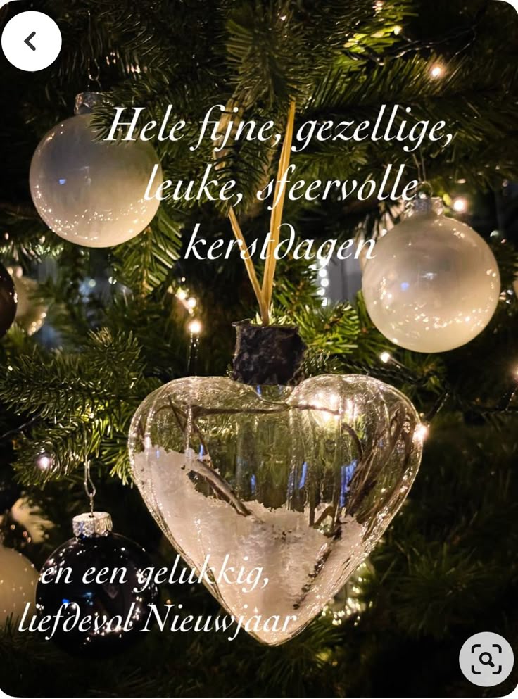 Hele fijne feestdagen en een gezond, liefdevol en gelukkig 2026